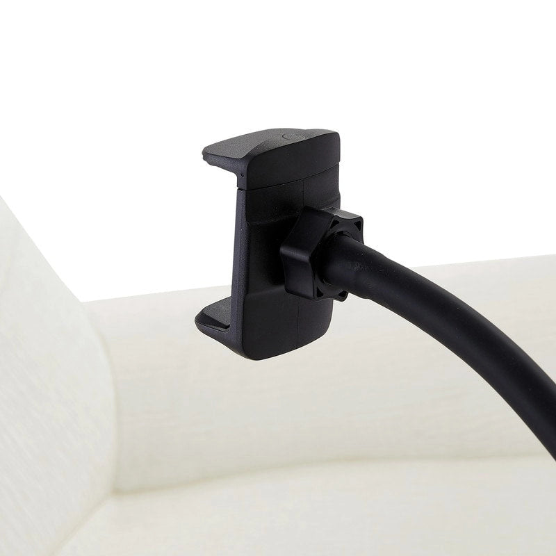 Power Recliner Chair with 360° Swivel, Glider & Rocker – Wireless Charging & Tufted Chenille