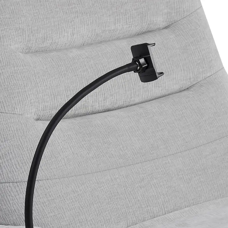 Power Recliner Chair with 360° Swivel, Glider & Rocker – Wireless Charging & Tufted Chenille
