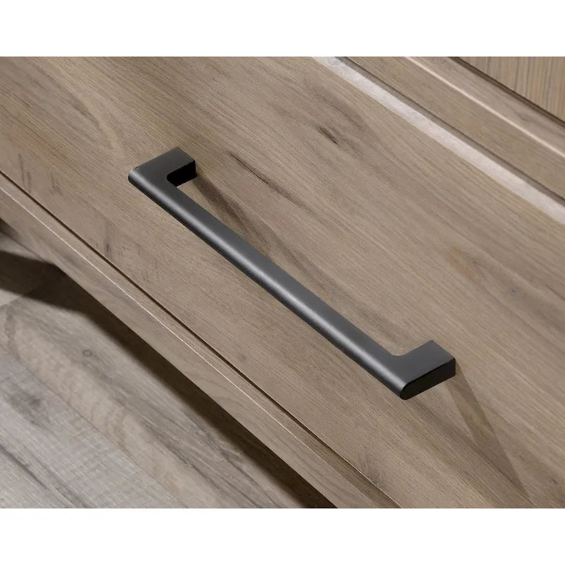 Sliding Door Wardrobe Armoire – Adjustable Shelves, Bottom Drawer & Tapered Legs