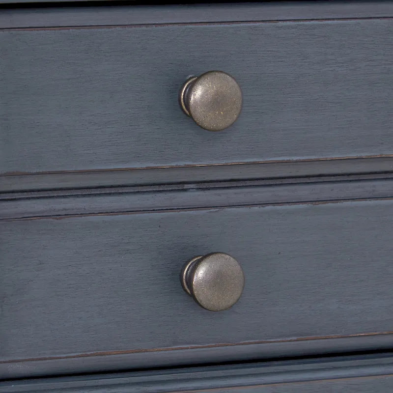 9-Drawer Solid Wood Dresser with Soft-Close Drawers — Corduroy Blue
