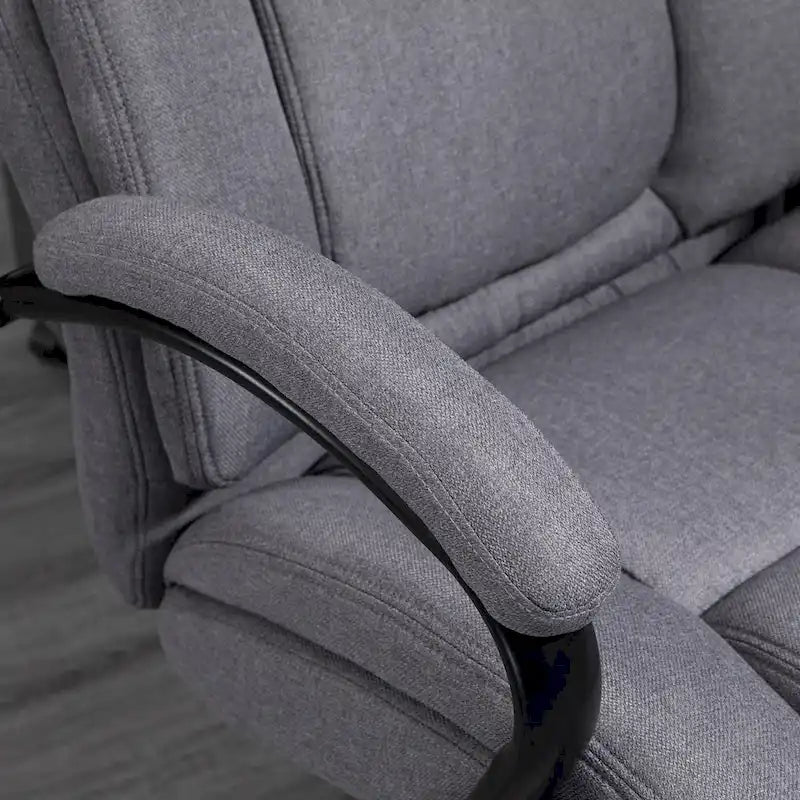 High Back Executive Office Chair — Extra-Wide Seat, 485 lbs Capacity, Adjustable Height